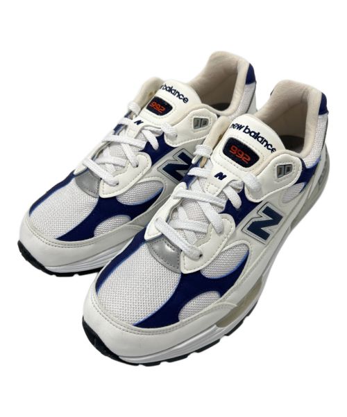 NEW BALANCE（ニューバランス）NEW BALANCE (ニューバランス) スニーカー ホワイト×ブルー サイズ:27.5の古着・服飾アイテム