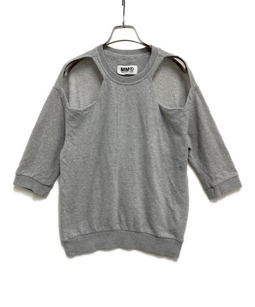 MM6 Maison Margiela（エムエムシックス メゾンマルジェラ）MM6 Maison Margiela (エムエムシックス メゾンマルジェラ) スウェット グレー サイズ:Sの古着・服飾アイテム