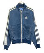 adidasアディダス）の古着「FT DENIM SST TRACK TOP」｜インディゴ