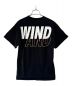 WIND AND SEA (ウィンダンシー) ロゴ クルーネック Tシャツ ブラック サイズ:L：6000円