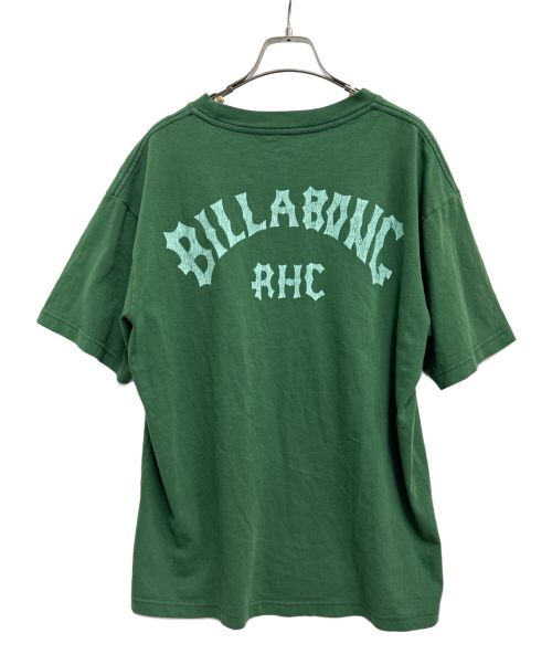 RHC Ron Herman×Billabong（アールエイチシー ロンハーマン×ビラボン）RHC Ron Herman×Billabong (アールエイチシー ロンハーマン×ビラボン) ポケットTシャツ グリーン サイズ:Lの古着・服飾アイテム