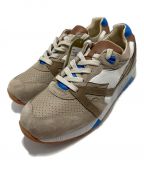 DIADORA HERITAGEディアドラ ヘリテージ）の古着「スニーカー」｜ベージュ×ブルー