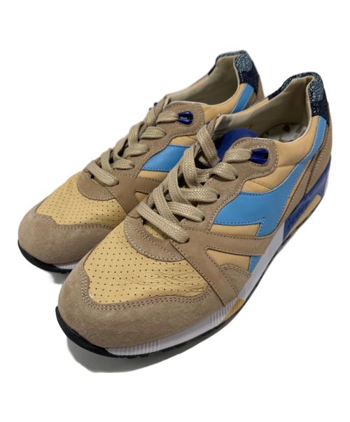 DIADORA HERITAGE（ディアドラ ヘリテージ）DIADORA HERITAGE (ディアドラ ヘリテージ) スニーカー ベージュ×ブルー サイズ:27.5の古着・服飾アイテム