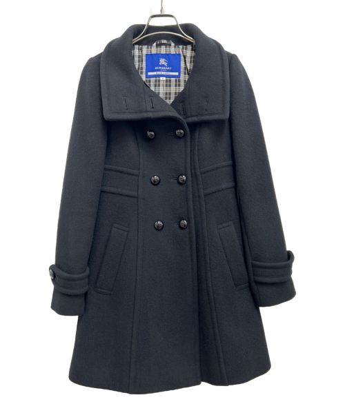 BURBERRY BLUE LABEL（バーバリーブルーレーベル）BURBERRY BLUE LABEL (バーバリーブルーレーベル) ロングコート ブラック サイズ:38の古着・服飾アイテム