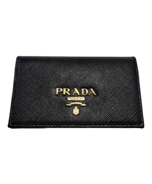 PRADA（プラダ）PRADA (プラダ) カードケース ブラックの古着・服飾アイテム