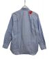 PLAY COMME des GARCONS (プレイ コムデギャルソン) THE NORTH FACE (ザ ノース フェイス) ストライプシャツ ブルー サイズ:M：12000円