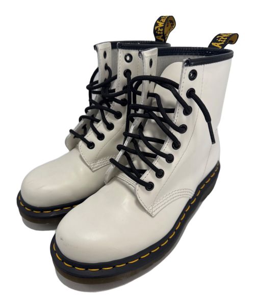 Dr.Martens（ドクターマーチン）Dr.Martens (ドクターマーチン) 8ホールブーツ ホワイト サイズ:UK4の古着・服飾アイテム