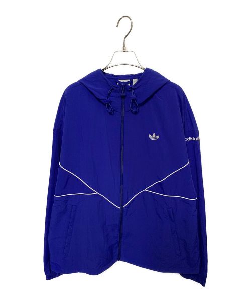 adidas（アディダス）adidas (アディダス) アディカラーシーズナルアーカイブウインドブレーカー ブルー サイズ:M 未使用品の古着・服飾アイテム