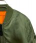 ALPHA INDUSTRIES (アルファインダストリーズ) フライトジャケット オリーブ サイズ:L：7800円