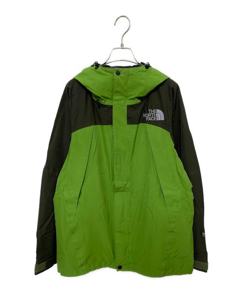 THE NORTH FACE（ザ ノース フェイス）THE NORTH FACE (ザ ノース フェイス) マウンテンジャケット ブラック×グリーン サイズ:Mの古着・服飾アイテム