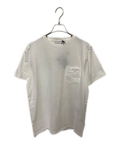 【中古・古着通販】PRADA (プラダ) Tシャツ ホワイト サイズ:M 未 