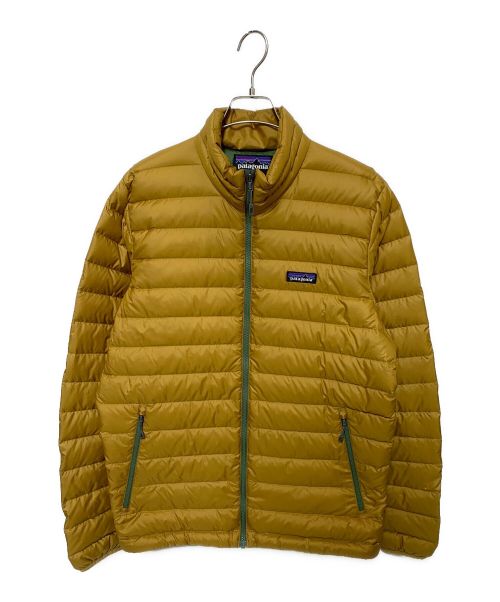 Patagonia（パタゴニア）Patagonia (パタゴニア) ダウンセーター イエロー サイズ:Mの古着・服飾アイテム