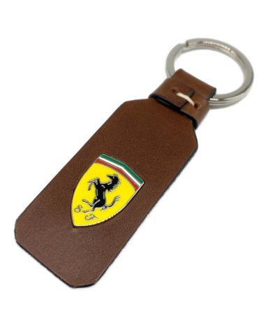 [中古]Scuderia Ferrari(スクーデリア・フェラーリ)のメンズ 財布/小物 レザーキーホルダー