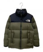 THE NORTH FACEザ ノース フェイス）の古着「ヌプシジャケット」｜グリーン×ブラック