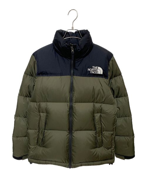 THE NORTH FACE（ザ ノース フェイス）THE NORTH FACE (ザ ノース フェイス) ヌプシジャケット グリーン×ブラック サイズ:Mの古着・服飾アイテム