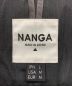 中古・古着 NANGA (ナンガ) ステンカラーダウンコート ブラック サイズ:L：8800円