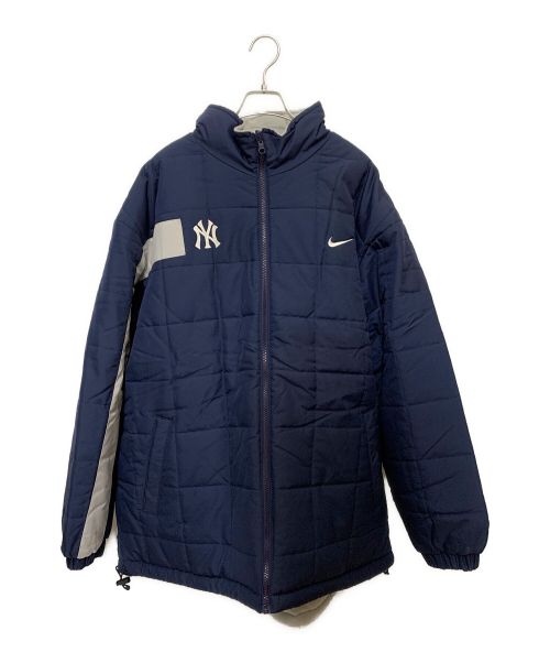 NIKE（ナイキ）NIKE (ナイキ) リバーシブル中綿ジャケット ネイビー サイズ:Lの古着・服飾アイテム