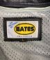 中古・古着 BATES (ベイツ) パンチングレザージャケット ブラック サイズ:L：9800円