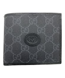 GUCCI（グッチ）の古着「2つ折り財布」｜ブラック