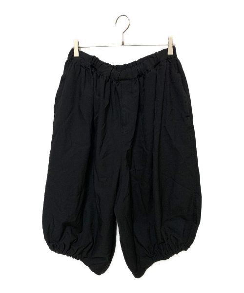 BLACK COMME des GARCONS（ブラック コムデギャルソン）BLACK COMME des GARCONS (ブラック コムデギャルソン) サルエルパンツ ブラック サイズ:Mの古着・服飾アイテム