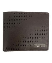 COLE HAAN（コールハーン）の古着「スエード ワシントン パーフォレーション ビルフォールド mens.」｜ブラウン