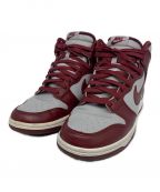 NIKEナイキ）の古着「DUNK HIGH RETRO」｜ボルドー×グレー