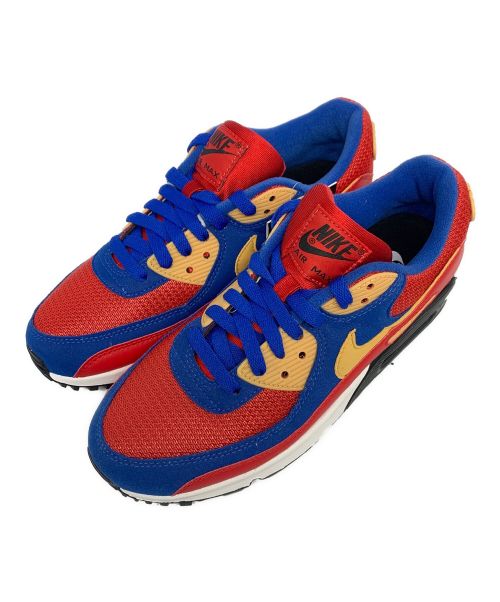 NIKE（ナイキ）NIKE (ナイキ) AIR MAX 90 BY YOU レッド×ブルー サイズ:25.5ｃｍ 未使用品の古着・服飾アイテム