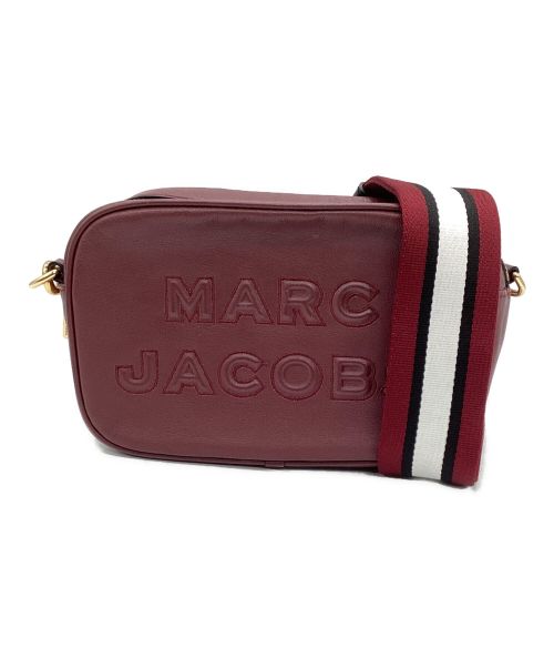 MARC JACOBS（マークジェイコブス）MARC JACOBS (マークジェイコブス) FLASH LEATHER CROSS BODY ボルドーの古着・服飾アイテム