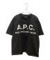 A.P.C.（アーペーセー）の古着「別注 ロゴプリント オーバーサイズTシャツ」｜ブラック