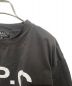 A.P.C. (アーペーセー) 別注 ロゴプリント オーバーサイズTシャツ ブラック サイズ:M：8000円