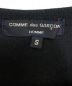 中古・古着 COMME des GARCONS HOMME (コムデギャルソン オム) 綿天竺ロゴプリントロングスリーブTシャツ ブラック サイズ:S：8000円