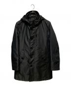 BLACK LABEL CRESTBRIDGEブラックレーベル クレストブリッジ）の古着「ライナー付きフーデッドコート」｜グレー