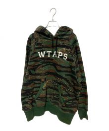 WTAPS（ダブルタップス）の古着「カモフーディプルオーバーパーカー」｜グリーン×ブラウン