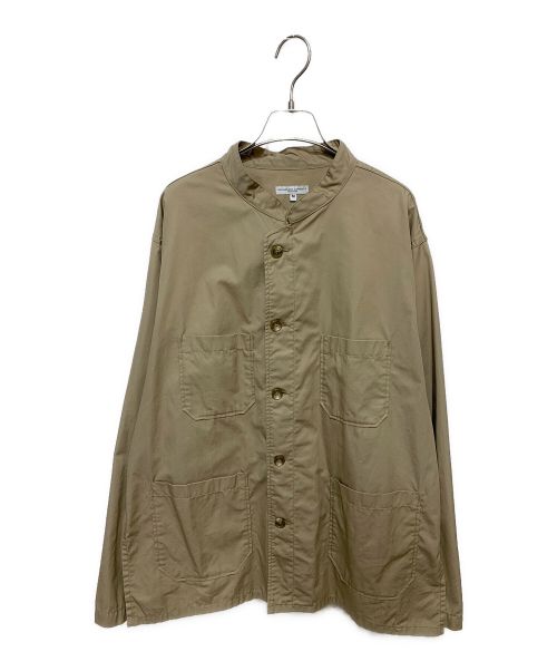 Engineered Garments（エンジニアド ガーメンツ）Engineered Garments (エンジニアド ガーメンツ) スタンドカラーシャツジャケット ベージュ サイズ:Mの古着・服飾アイテム