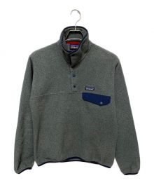 Patagonia（パタゴニア）の古着「シンチラスナップTプルオーバー」｜グレー×ネイビー