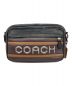 COACH (コーチ) ショルダーバッグ ダークブラウン×ブラック：8000円