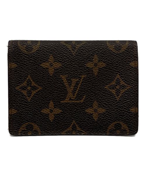 LOUIS VUITTON（ルイ ヴィトン）LOUIS VUITTON (ルイ ヴィトン) ポルト2カルト・ヴェルティカル ブラウンの古着・服飾アイテム