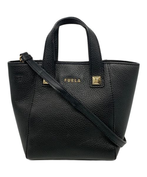 FURLA（フルラ）FURLA (フルラ) ミニショルダーバッグ ブラックの古着・服飾アイテム