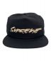 SUPREME (シュプリーム) Futura Logo 5-panel ブラック：8000円