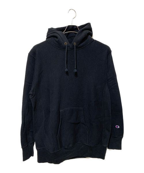 Champion（チャンピオン）Champion (チャンピオン) リバースウィーブ フーデッドスウェット ブラック サイズ:XXLの古着・服飾アイテム