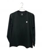 THE NORTH FACEザ ノース フェイス）の古着「L／S スモールボックスロゴTee」｜ブラック