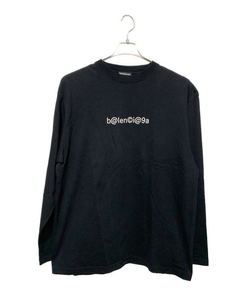 BALENCIAGA（バレンシアガ）BALENCIAGA (バレンシアガ) ALENCIAGA小文字ロゴプリントTシャツ ブラック サイズ:Sの古着・服飾アイテム