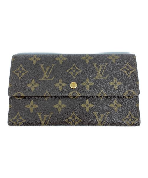 LOUIS VUITTON（ルイ ヴィトン）LOUIS VUITTON (ルイ ヴィトン) ポルトトレゾール ブラウンの古着・服飾アイテム