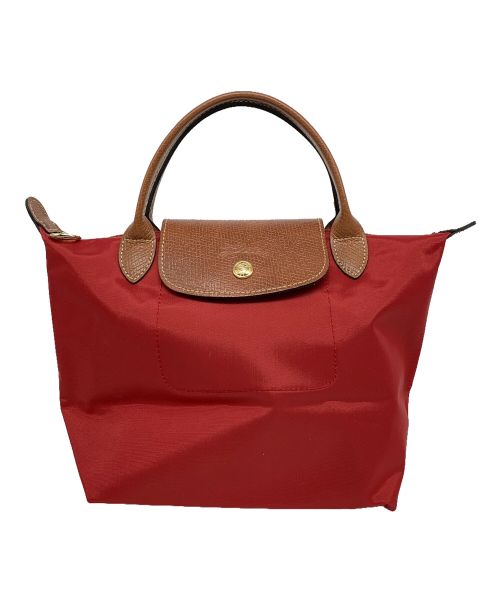 LONGCHAMP（ロンシャン）LONGCHAMP (ロンシャン) プリアージュ　折りたたみミニトートバッグ レッドの古着・服飾アイテム