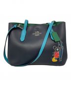 COACH×DISNEYコーチ×ディズニー）の古着「2WAYバッグ」｜ネイビー