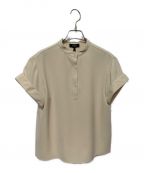 theoryセオリー）の古着「Prime GGT SS Stand CLR Shirt」｜ベージュ