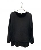 SASQUATCHfabrix.サスクワッチファブリックス）の古着「LONG SIDE ZIP SWEAT」｜ブラック