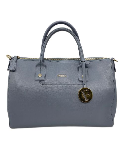 FURLA（フルラ）FURLA (フルラ) トートバッグ スカイブルーの古着・服飾アイテム