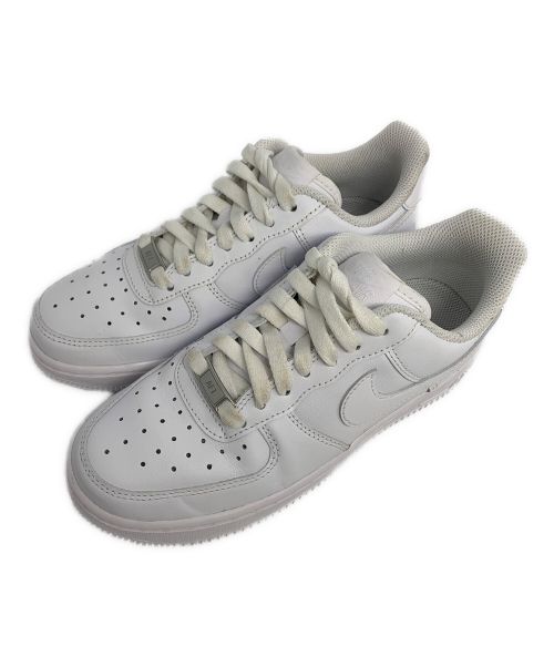 NIKE（ナイキ）NIKE (ナイキ) AIR FORCE1 ホワイト サイズ:23の古着・服飾アイテム