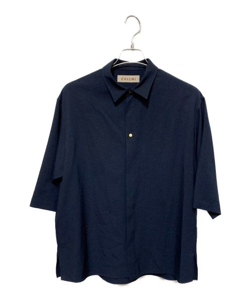 CULLNI（クルニ）CULLNI (クルニ) Ribbon Tie Shirt ネイビー サイズ:1の古着・服飾アイテム